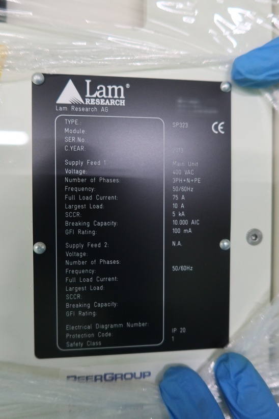 Photo Utilisé SEZ / LAM RESEARCH SP 323 À vendre