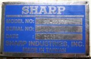 Photo Used SHARP SV-6030 For Sale