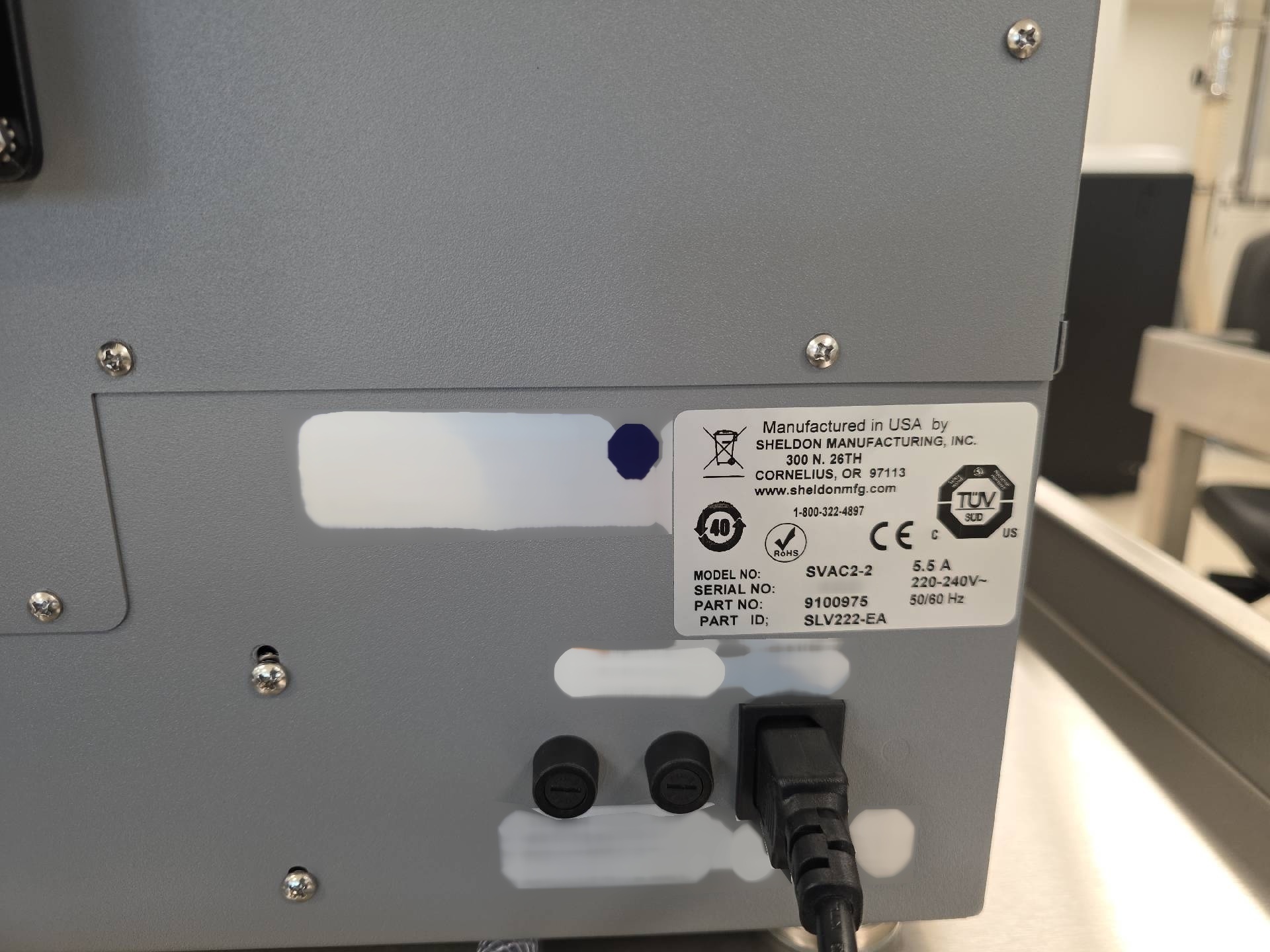 圖為 已使用的 SHEL LAB Benchtop vacuum oven 待售