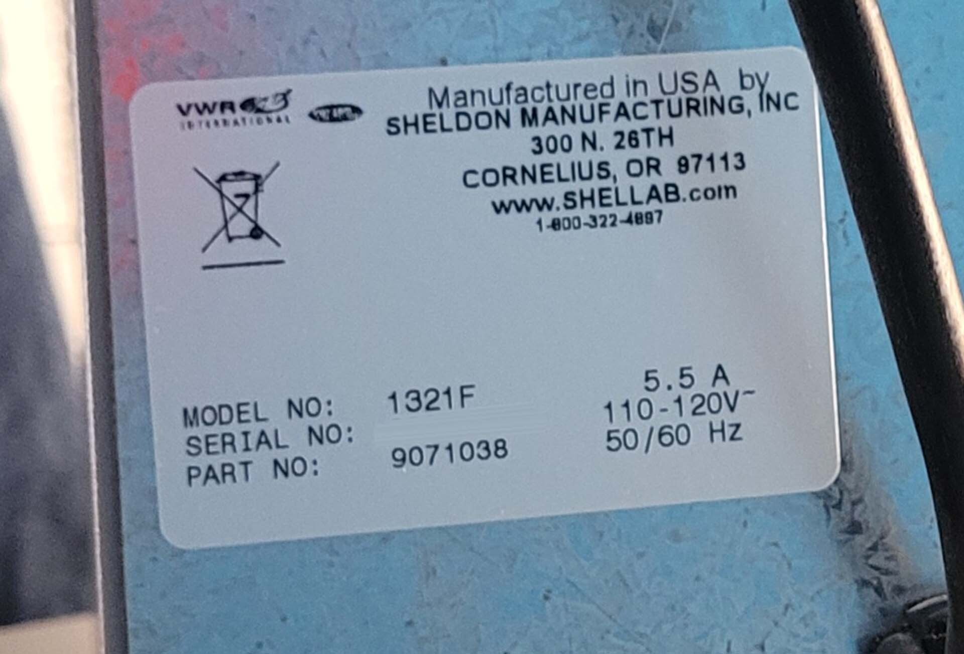 Photo Used SHELDON / VWR 1321 F For Sale