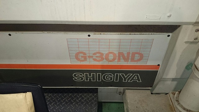 Photo Used SHIGIYA G-30ND For Sale