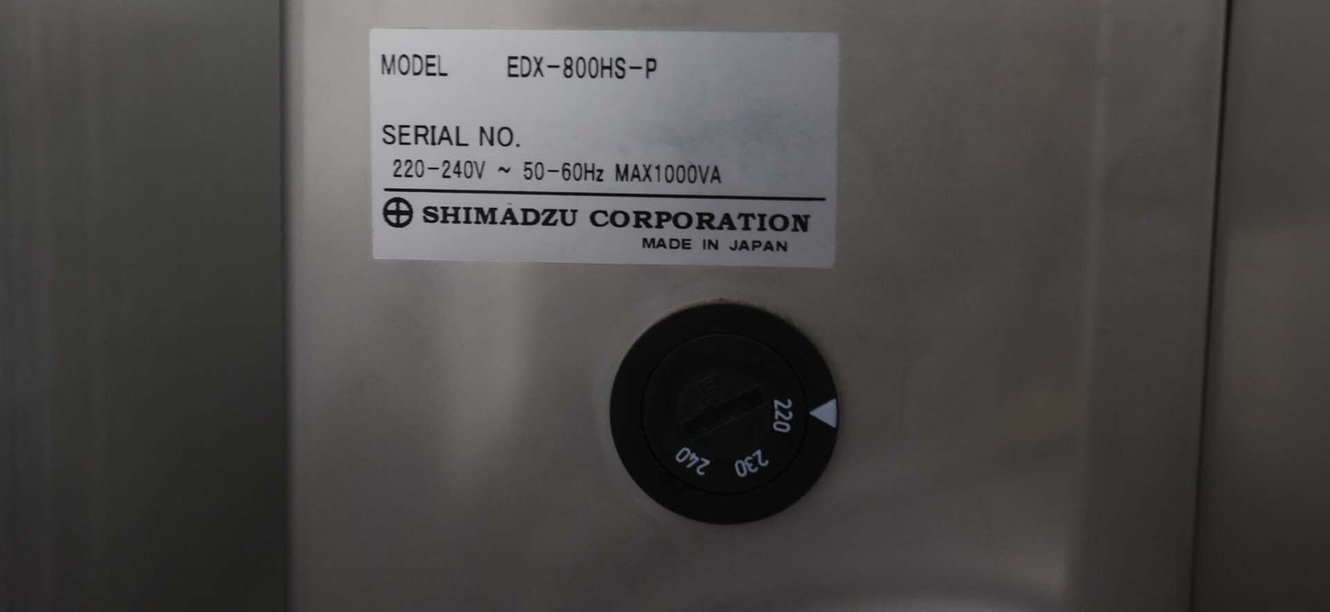 사진 사용됨 SHIMADZU EDX-800HS 판매용