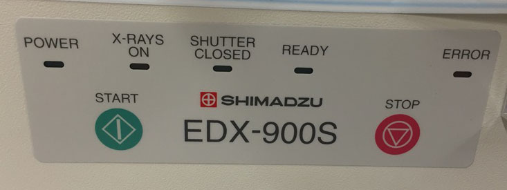 Photo Used SHIMADZU EDX-900S For Sale