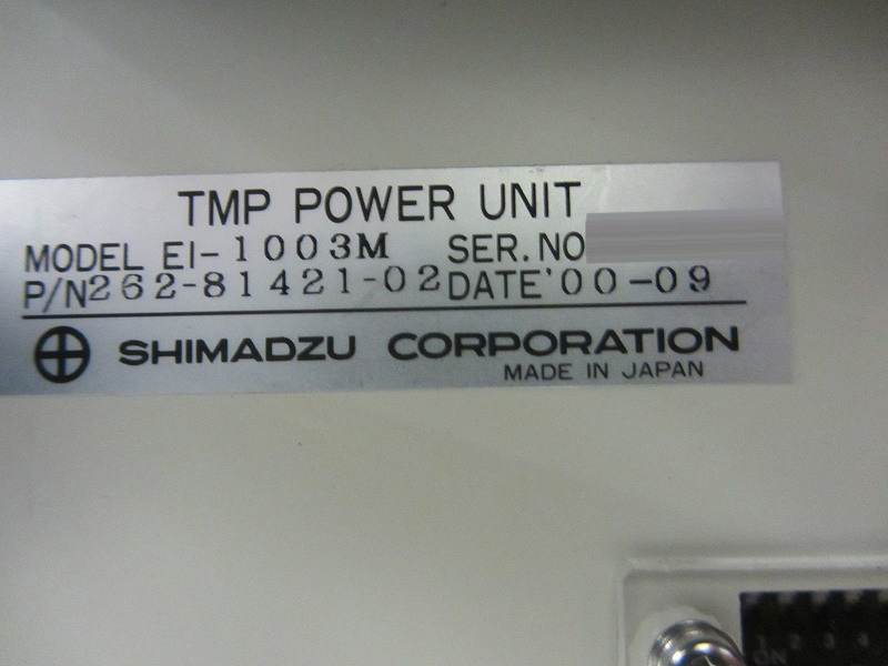 사진 사용됨 SHIMADZU EI-1003M 판매용