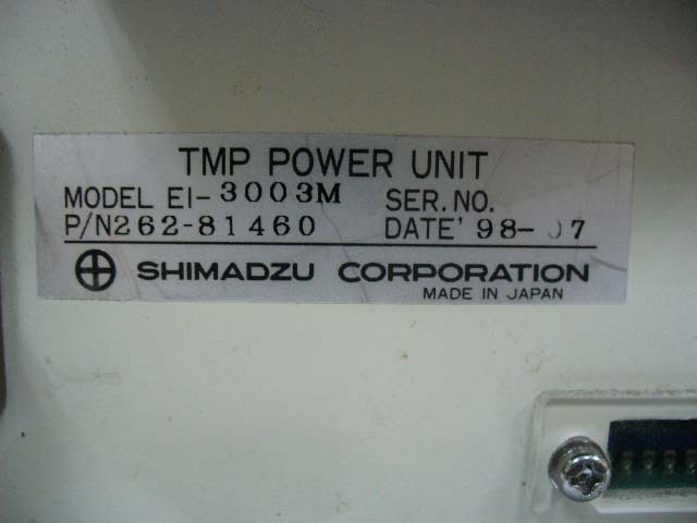 Photo Used SHIMADZU EI-3003M For Sale