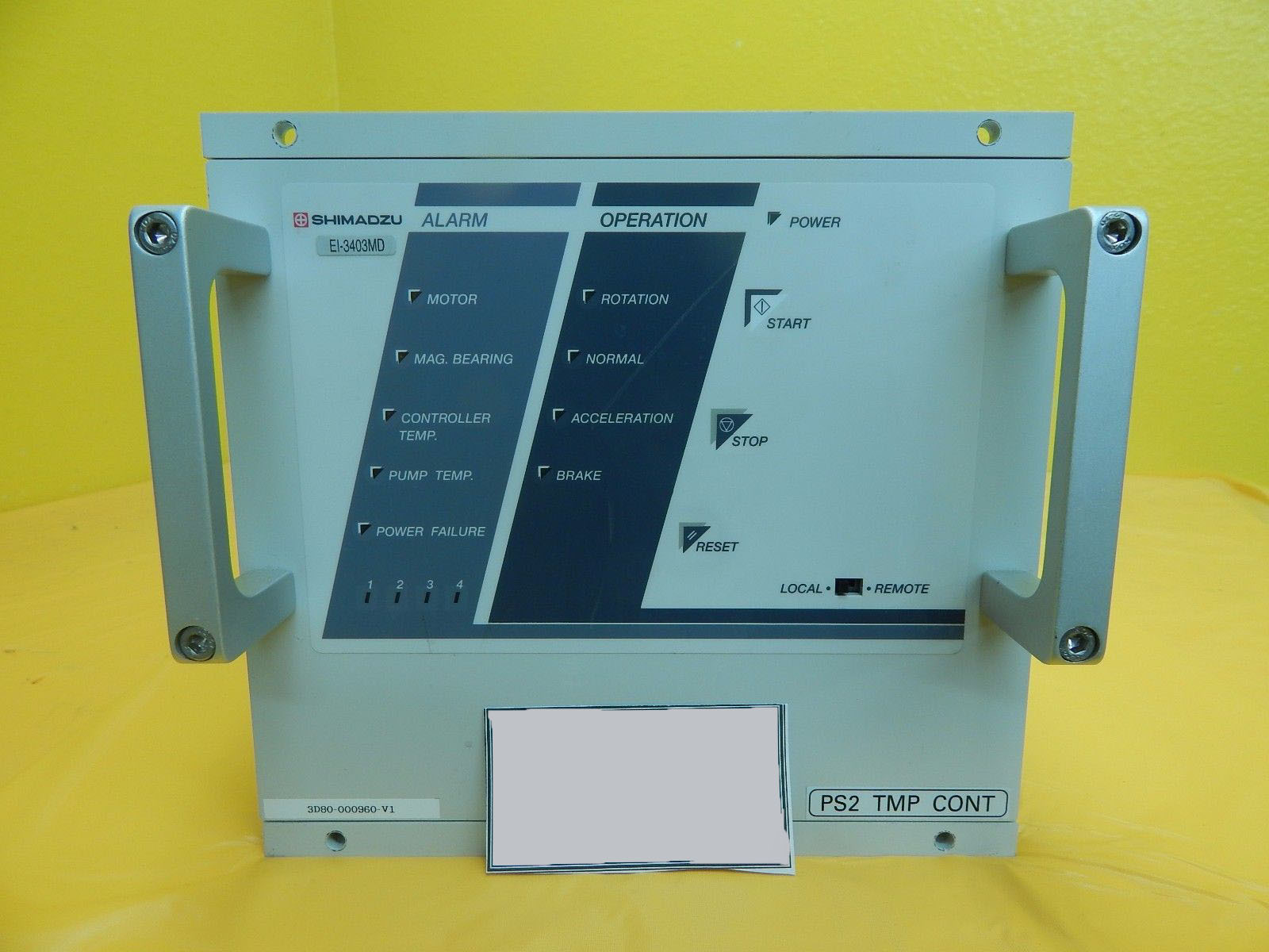 圖為 已使用的 SHIMADZU EI-3403MD 待售