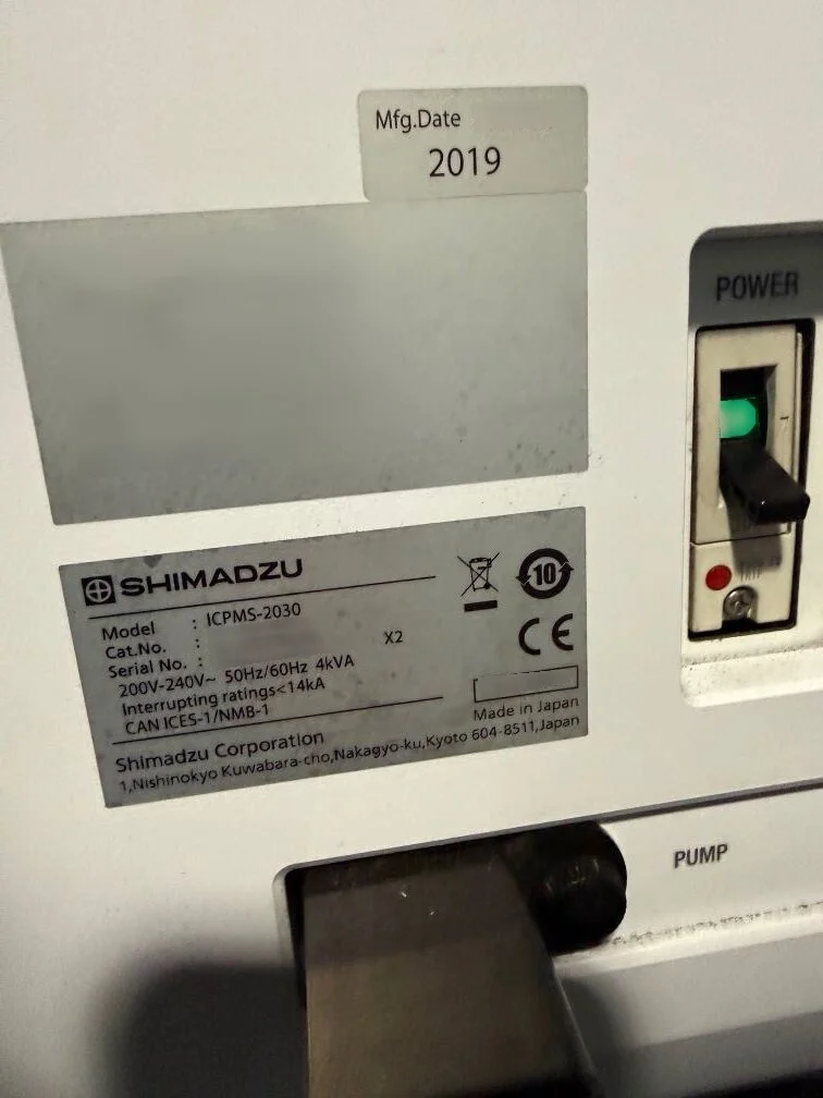 SHIMADZU ICPMS-2030 分光計 はセール価格 #293817686, 2019 で使用