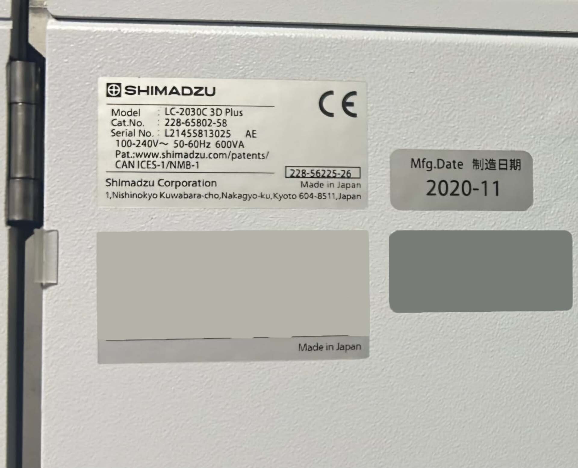 Foto Verwendet SHIMADZU LC-2030C 3D Plus Zum Verkauf