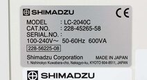 Foto Verwendet SHIMADZU LC-2040C Zum Verkauf