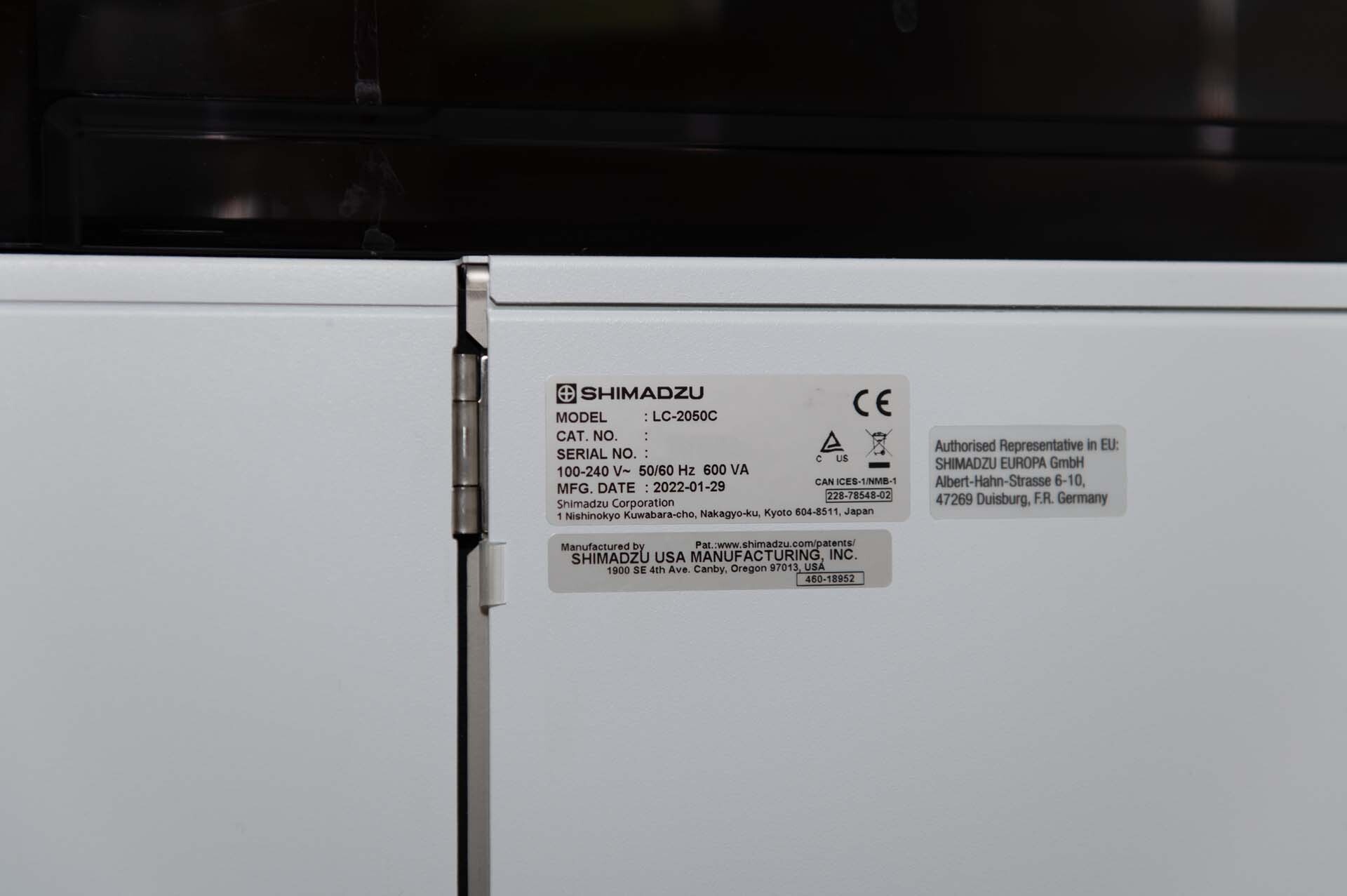フォト（写真） 使用される SHIMADZU LC-2050C 販売のために