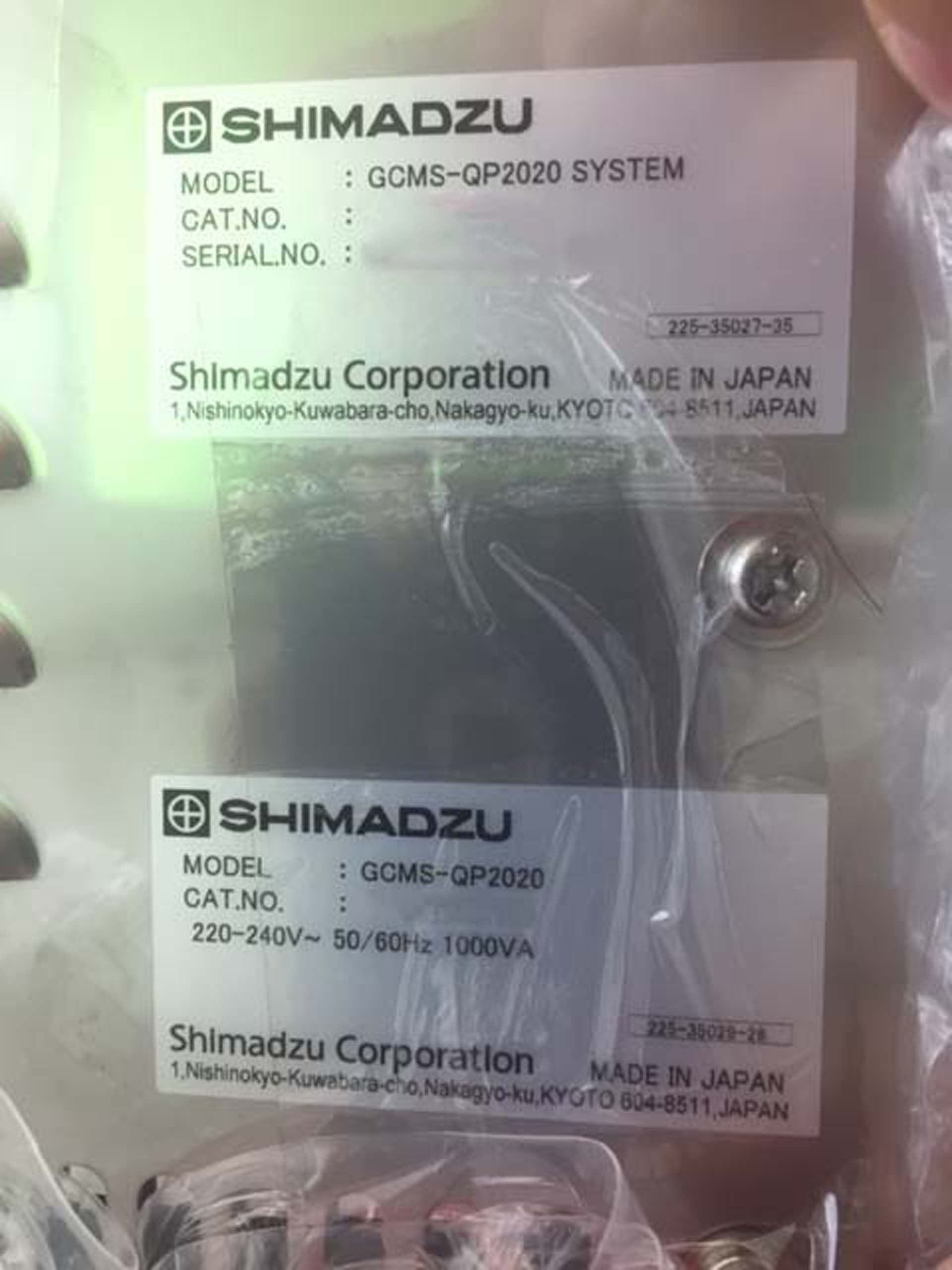 Photo Used SHIMADZU QP 2020 For Sale