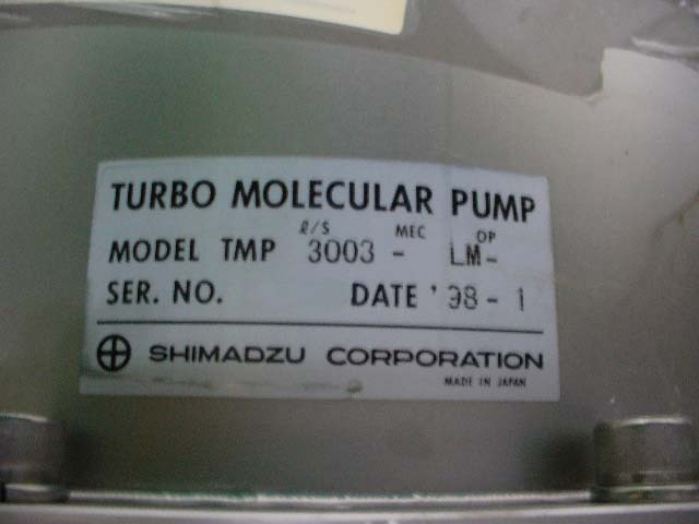 Photo Used SHIMADZU TMP-3003LM For Sale