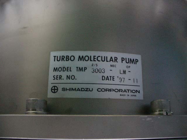 Photo Used SHIMADZU TMP-3003LM For Sale