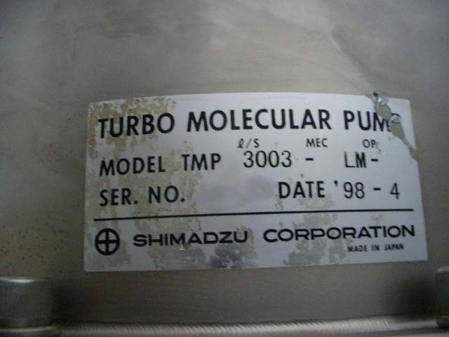 Photo Used SHIMADZU TMP-3003LM For Sale