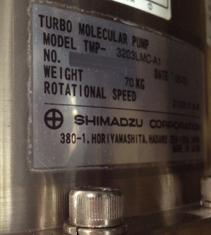 圖為 已使用的 SHIMADZU TMP-3203LMC-A1 待售