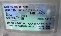 图为 已使用的 SHIMADZU TMP-3203MC 待售