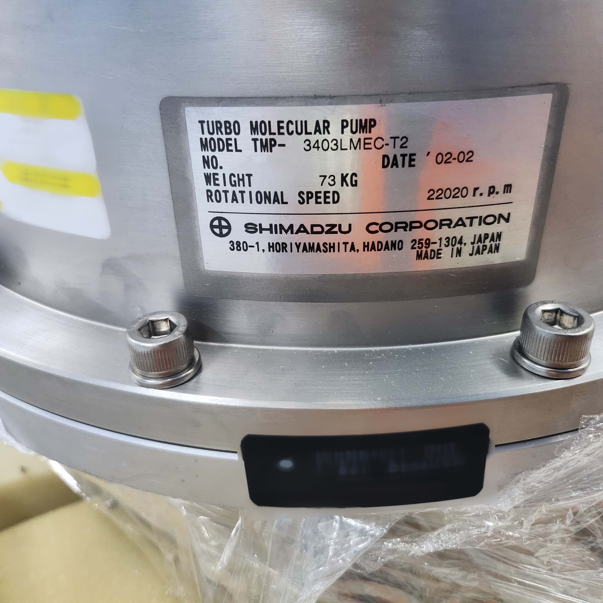 フォト（写真） 使用される SHIMADZU TMP-3403LMEC-T2 販売のために