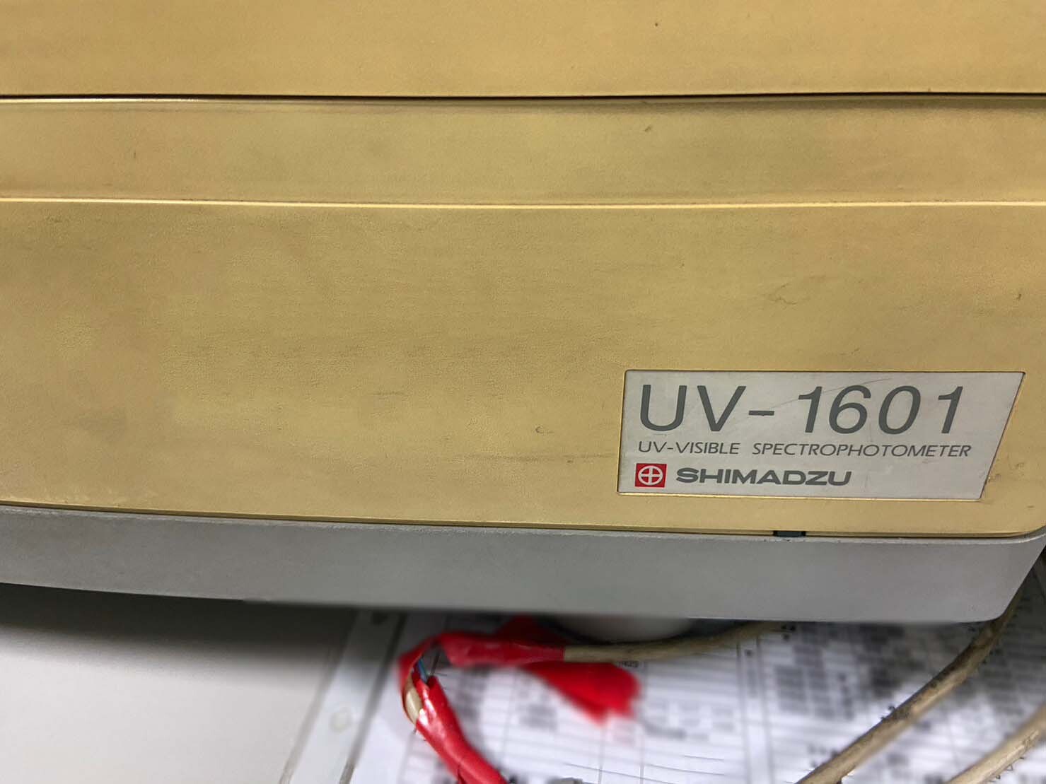 Photo Used SHIMADZU UV-1601 For Sale