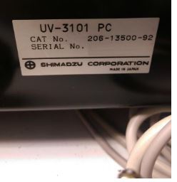 圖為 已使用的 SHIMADZU UV-3101PC 待售