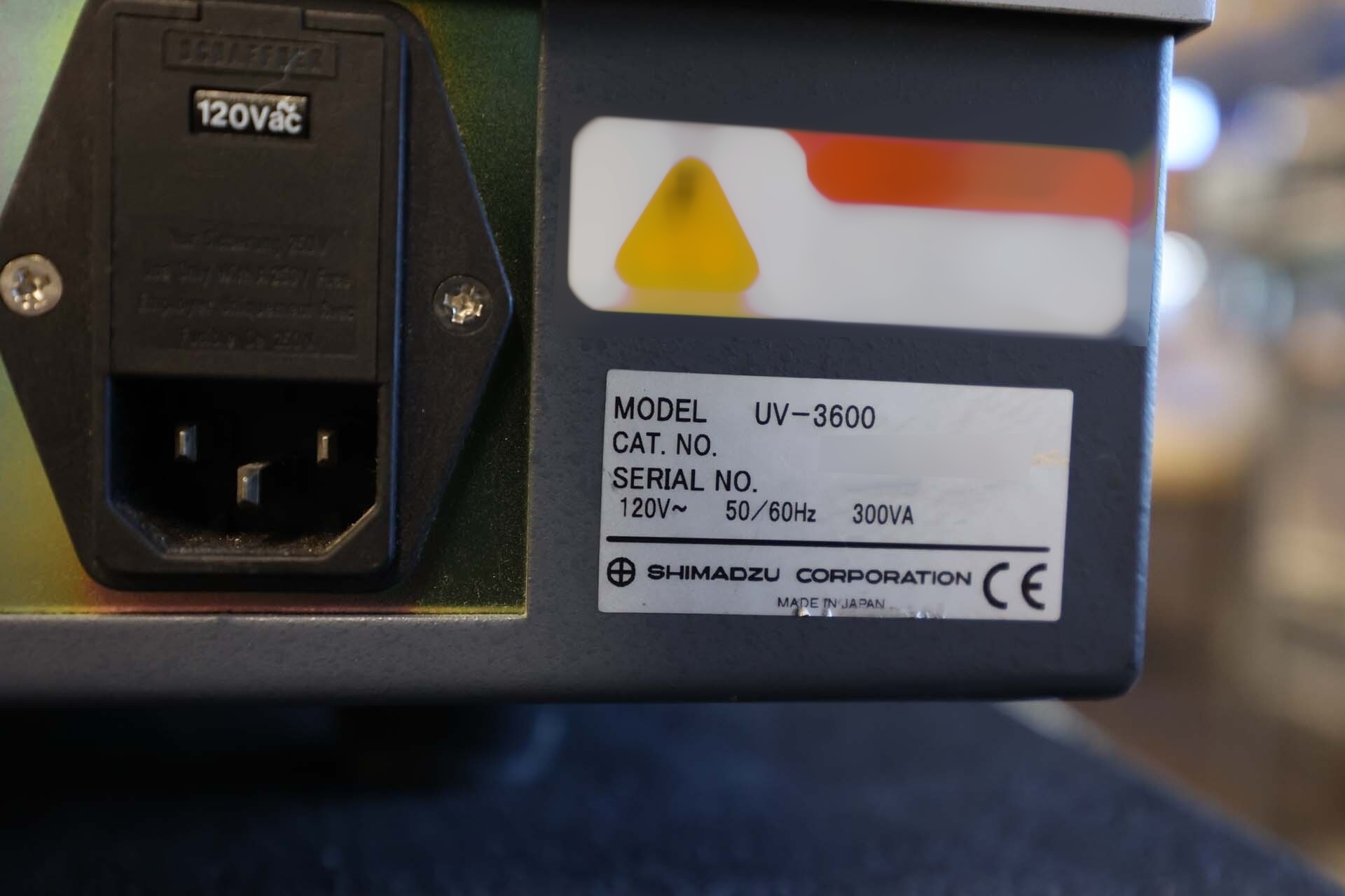 사진 사용됨 SHIMADZU UV-3600 판매용