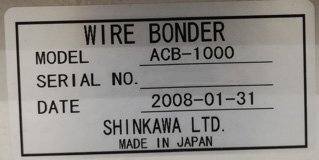 Photo Used SHINKAWA ACB-1000S For Sale