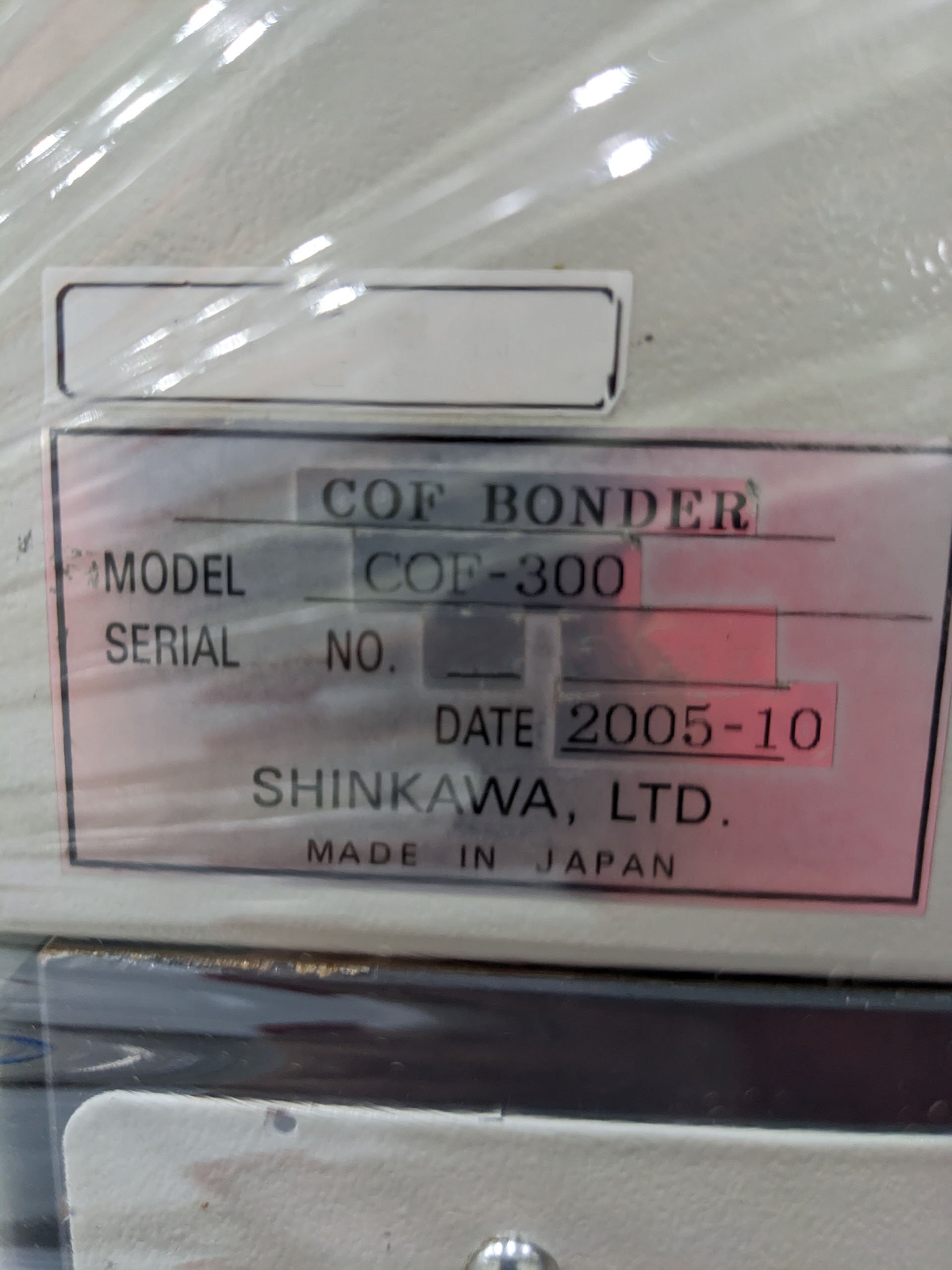 圖為 已使用的 SHINKAWA COF-300 待售