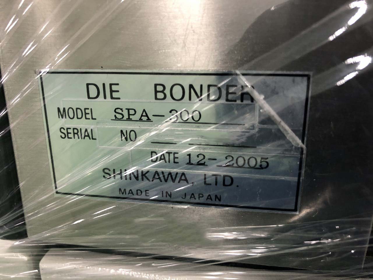 图为 已使用的 SHINKAWA SPA-300 待售