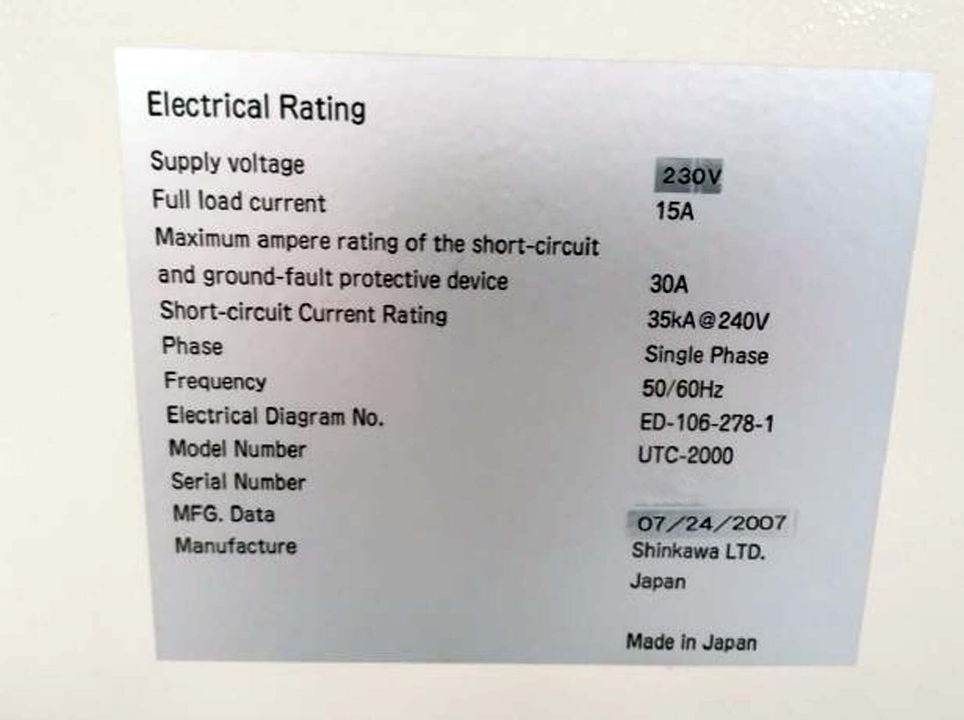 Foto Verwendet SHINKAWA UTC-2000 Super Zum Verkauf