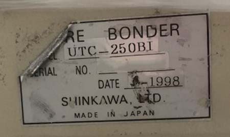 图为 已使用的 SHINKAWA UTC-250 BI 待售