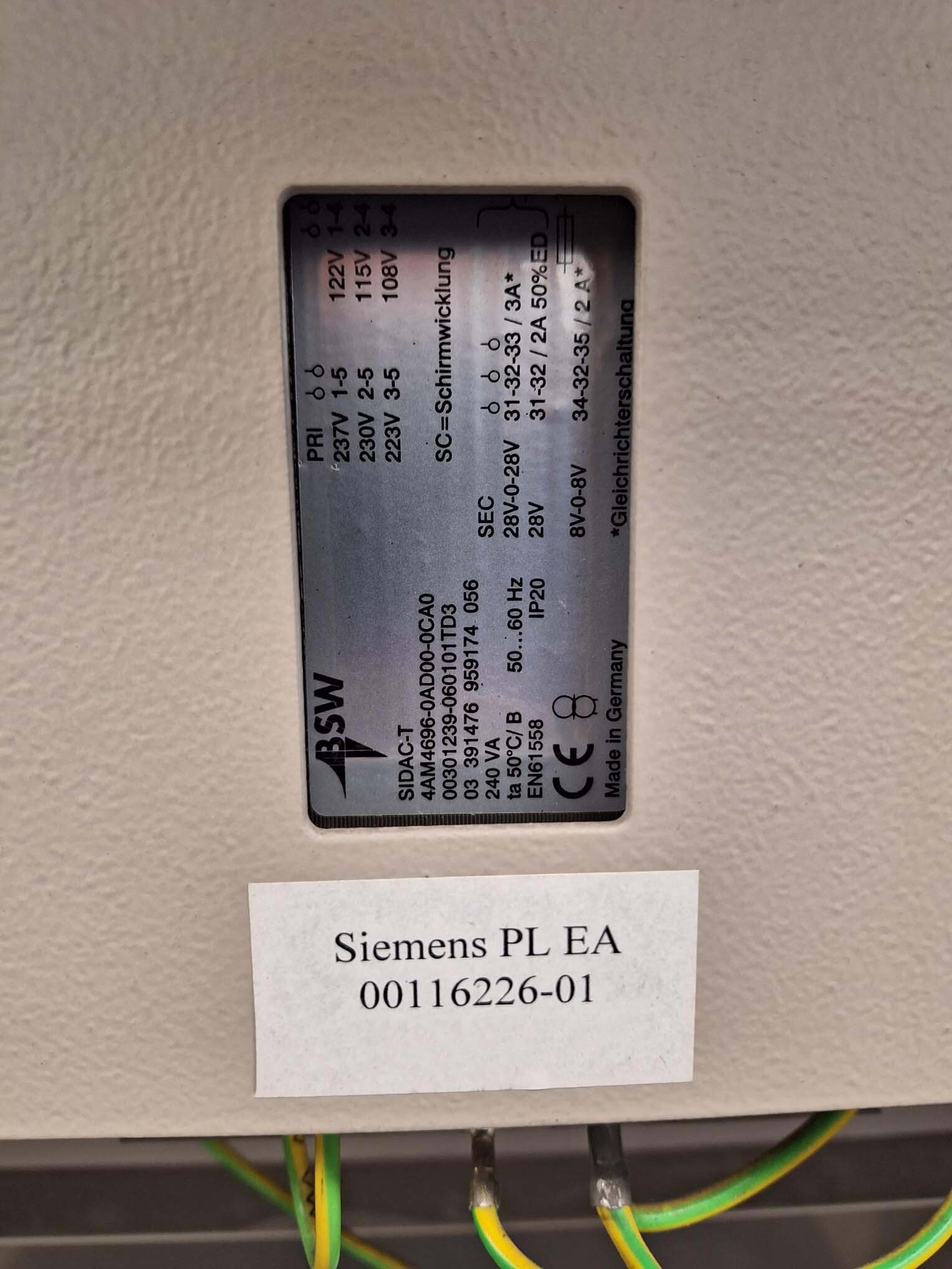 Photo Used ASM / SIEMENS 00116226-01 For Sale
