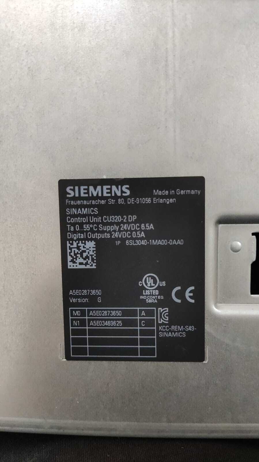 圖為 已使用的 SIEMENS 6SL3040-1MA00-0AA0 待售