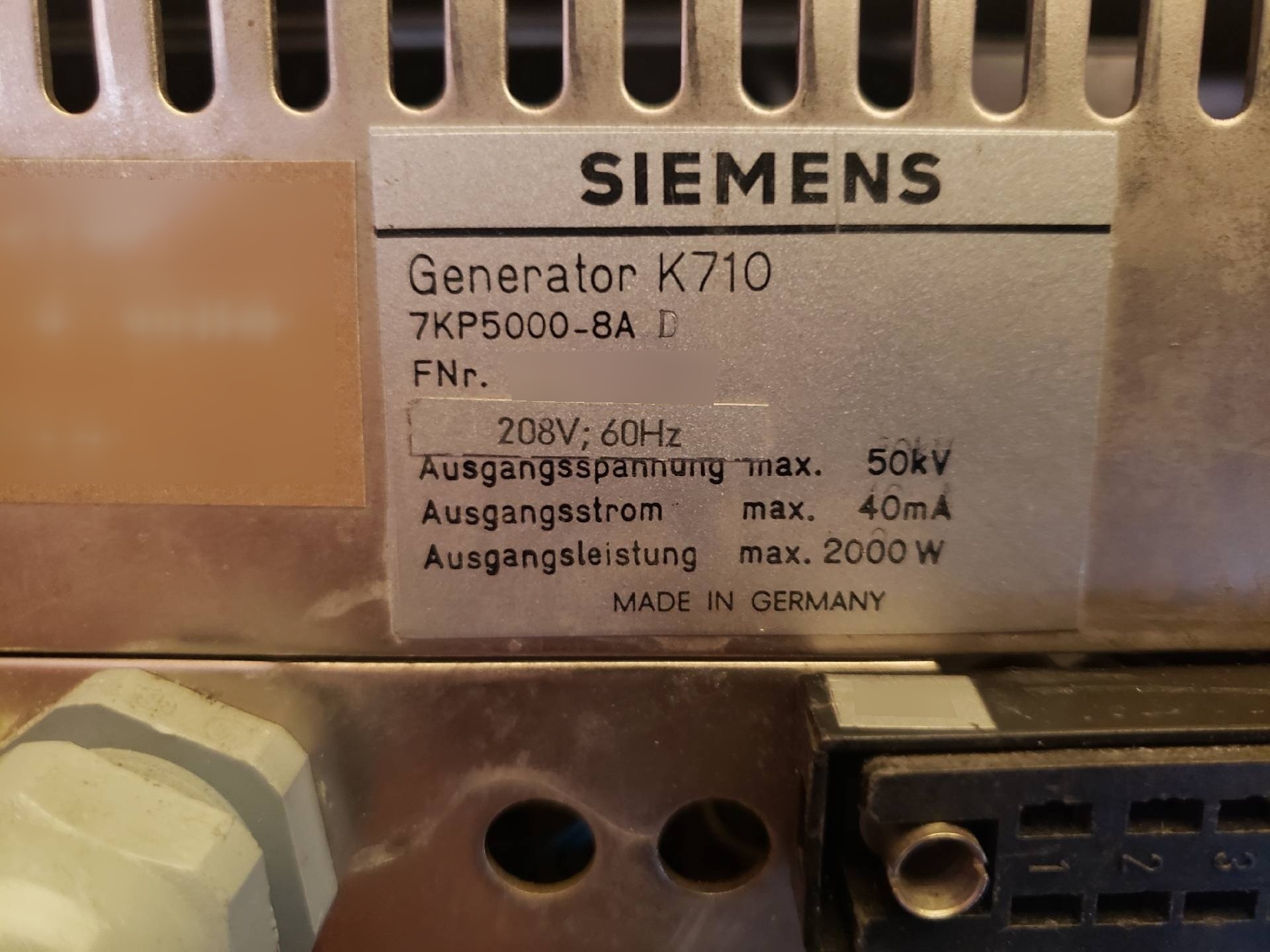 Photo Utilisé SIEMENS K710 À vendre