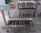 Photo Used SIEMENS Lot of feeders and trolleys For Sale