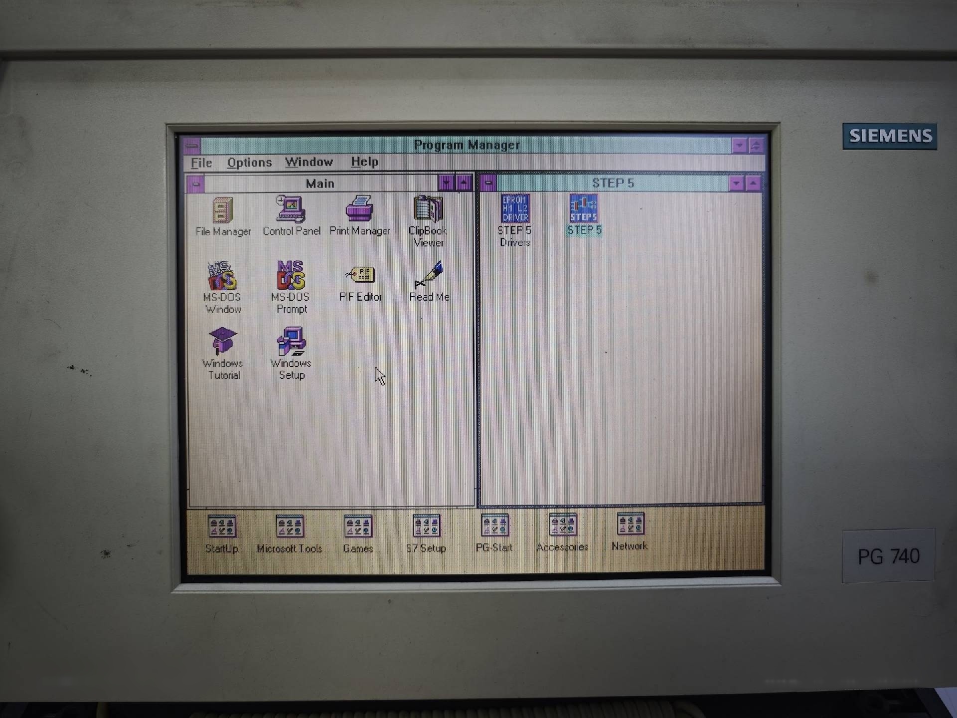 사진 사용됨 SIEMENS PG 740 판매용