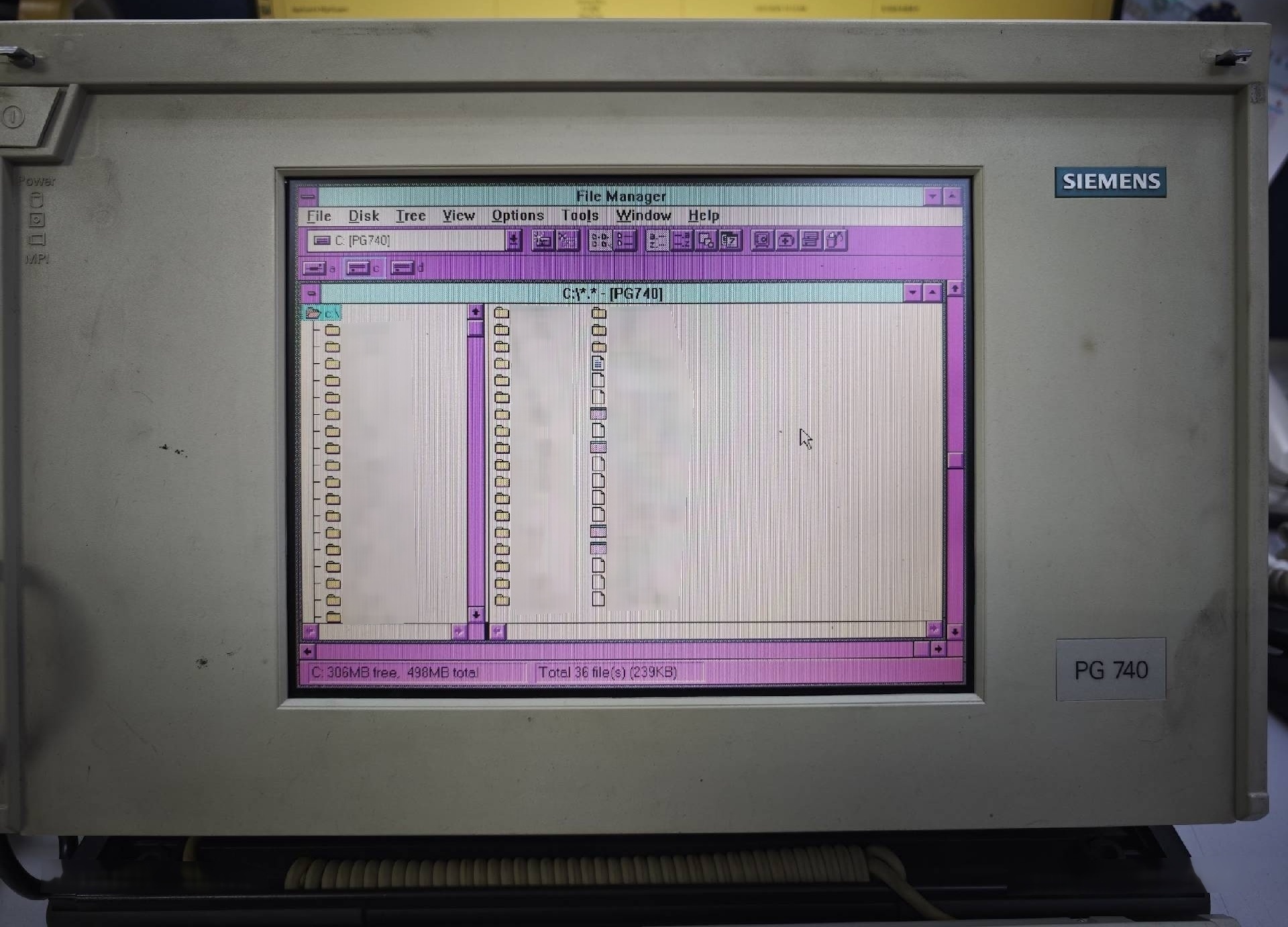 사진 사용됨 SIEMENS PG 740 판매용