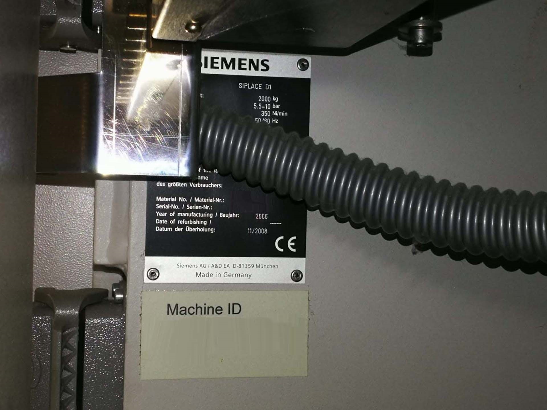 사진 사용됨 SIEMENS Siplace D1 판매용