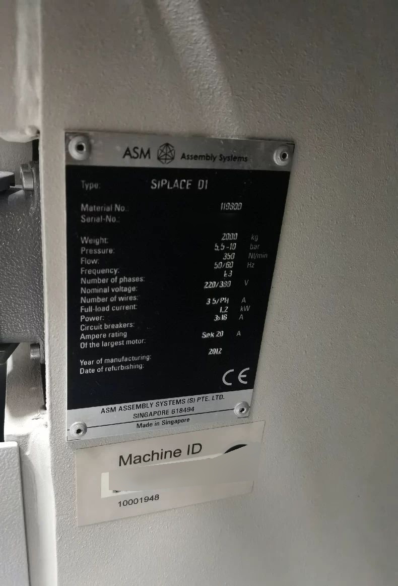 Photo Utilisé SIEMENS Siplace D1 À vendre