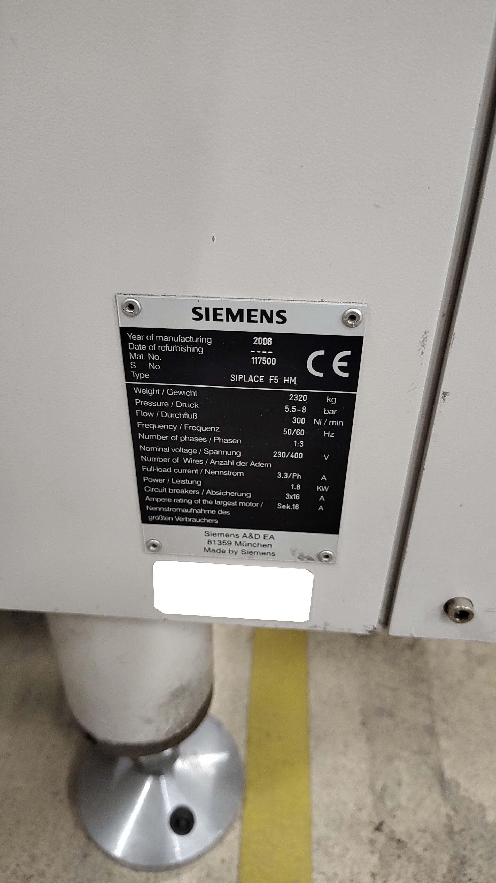 Photo Utilisé SIEMENS Siplace F5 HM À vendre