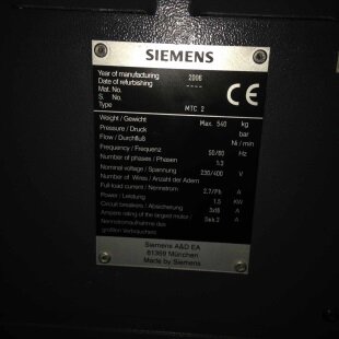 SIEMENS Siplace MTC 2 #9222357