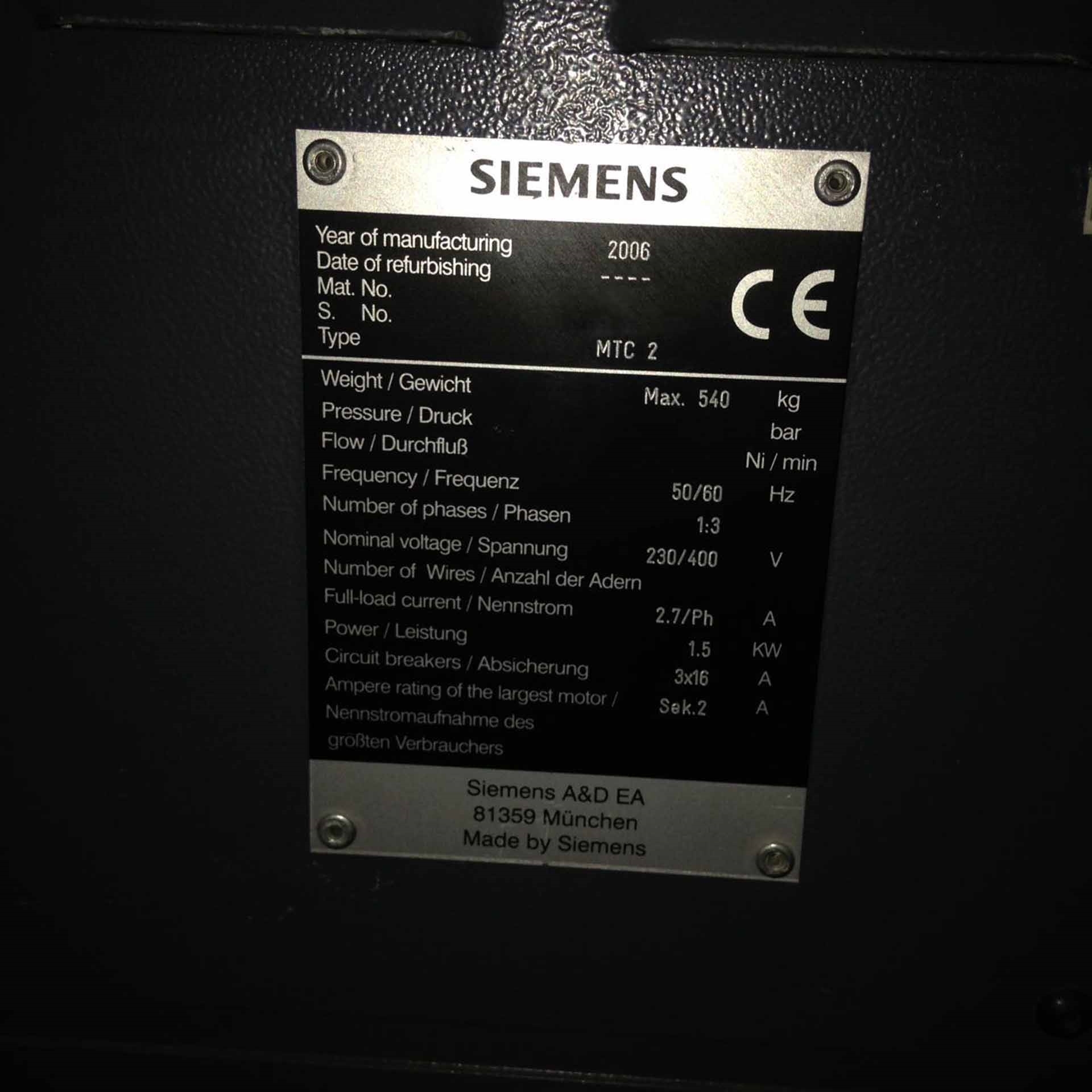 Photo Used SIEMENS Siplace MTC 2 For Sale