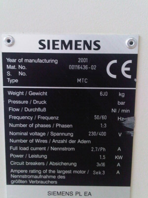 Photo Used SIEMENS Siplace MTC For Sale