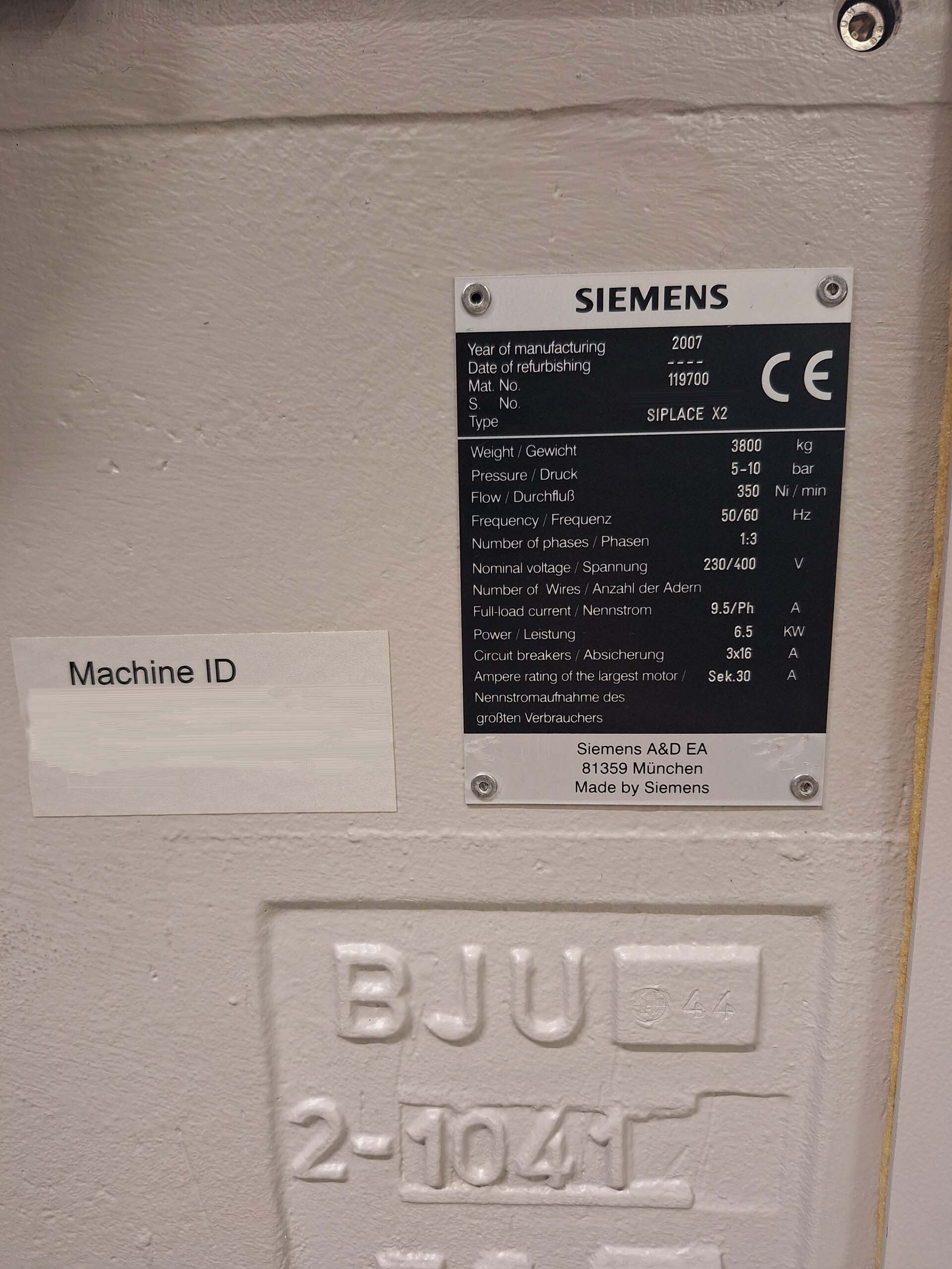 Photo Used SIEMENS Siplace X2 For Sale
