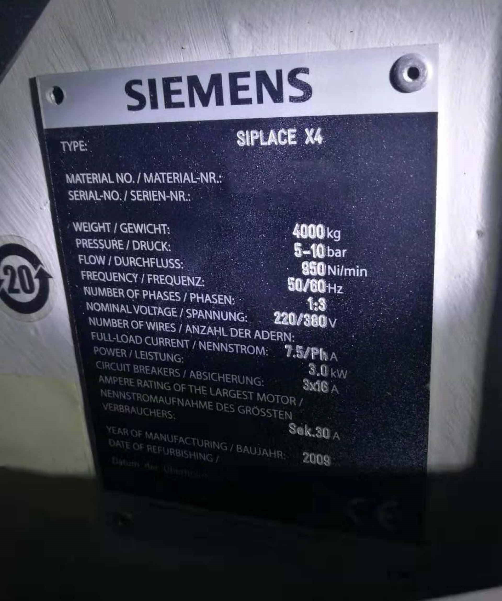 Photo Used SIEMENS Siplace X4 For Sale