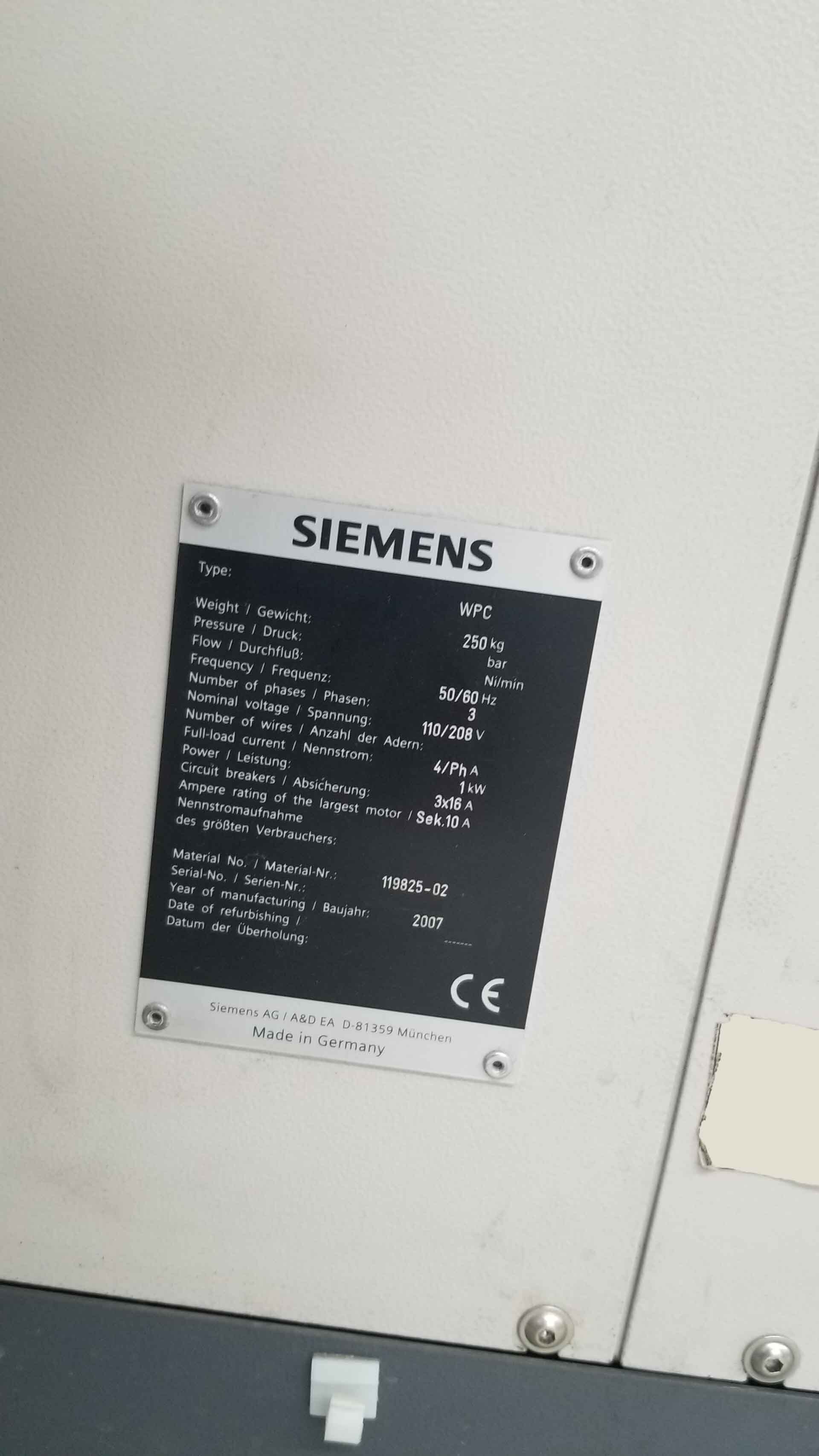 フォト（写真） 使用される SIEMENS WPC 販売のために