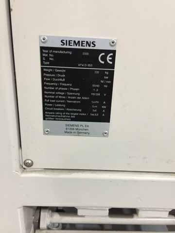 Photo Used SIEMENS WPW 3-950 For Sale