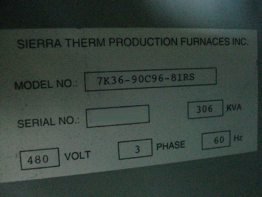Photo Used SIERRA THERM 7K36-90C96-81RS For Sale