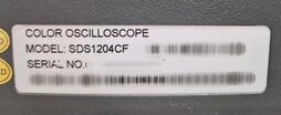 Photo Used SIGLENT SDS1204CF For Sale