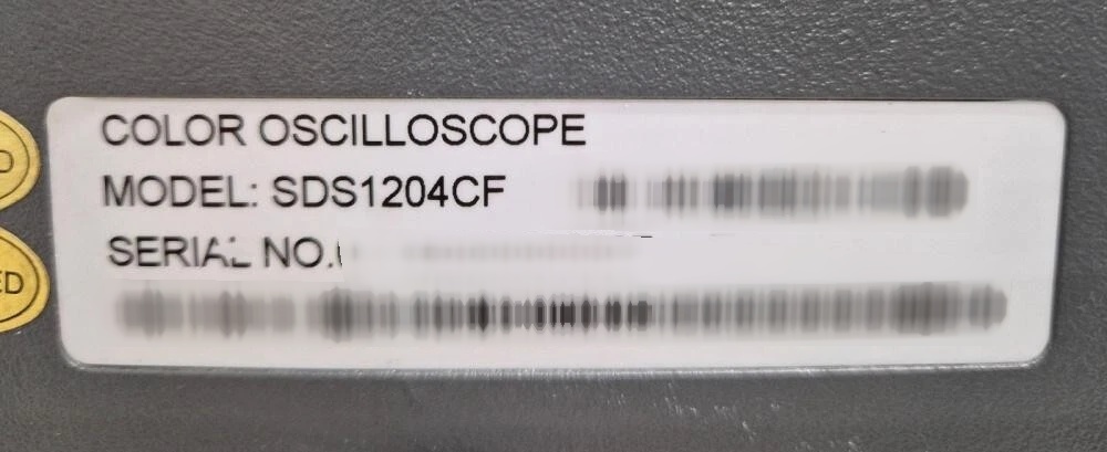 Photo Used SIGLENT SDS1204CF For Sale