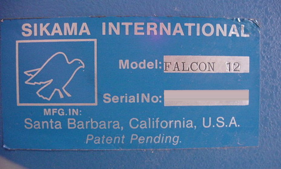 Photo Used SIKAMA Falcon 12X5C For Sale