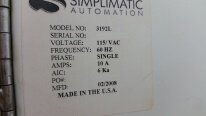 Photo Used SIMPLIMATIC 3192L For Sale